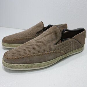 Steve Madden Perferated Leather Comfort Casual Dress Loafers Footwear Sz 9.5 M